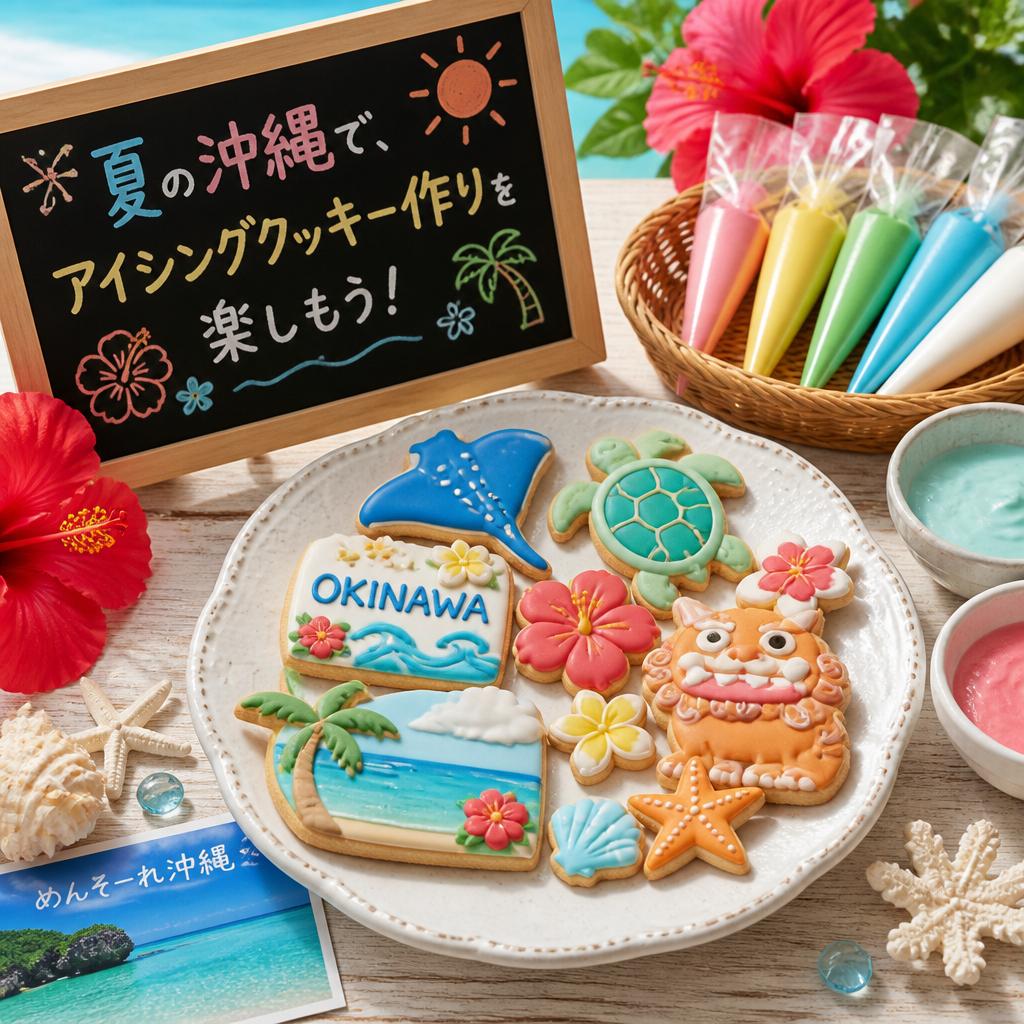 夏の沖縄で、アイシングクッキー作りを楽しもう！