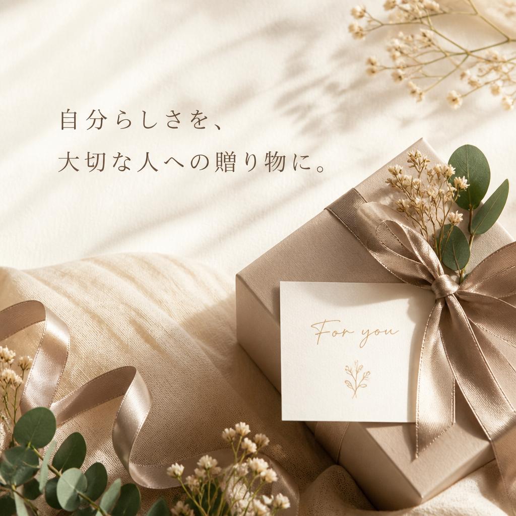 自分らしさを、大切な人への贈り物に。