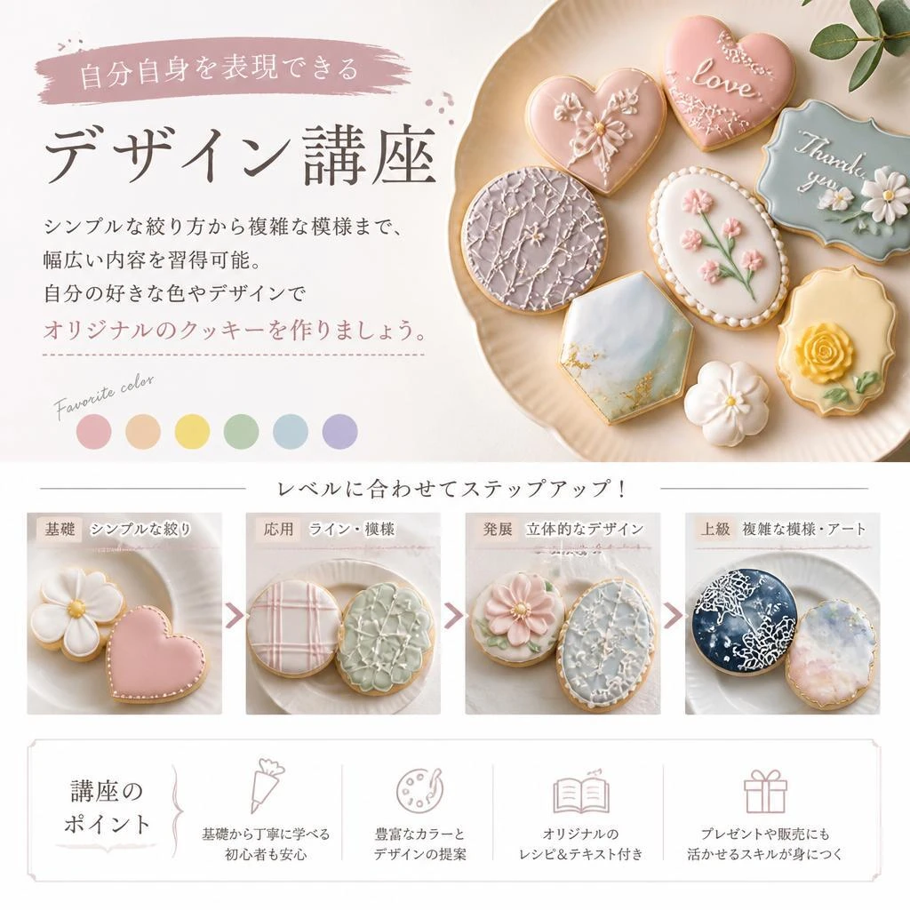 オリジナルデザインで個性を反映